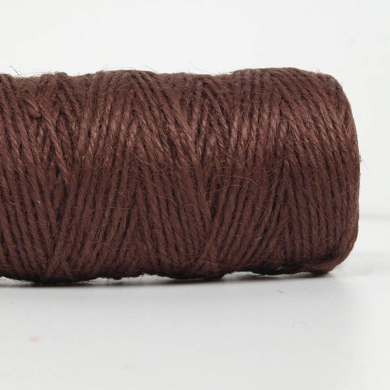Micomon 300 Feet Natural Jute Twine for Arts, Crafts, Gifts, Christmas, Industrial Packing, Gardening - Durable String (Brown) - Image 2